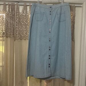 Liz Claiborne Denim Skirt